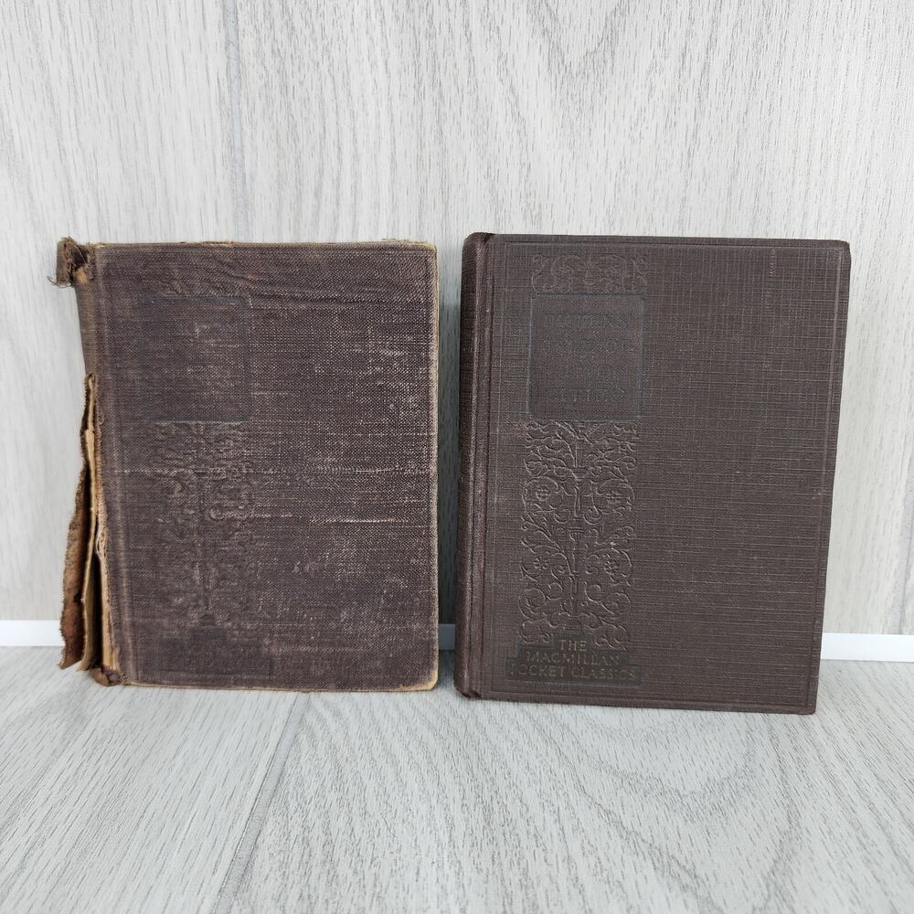 Antique Book Set of 2 (1905) House of the Seven Gables A Tale of Two Cities HC